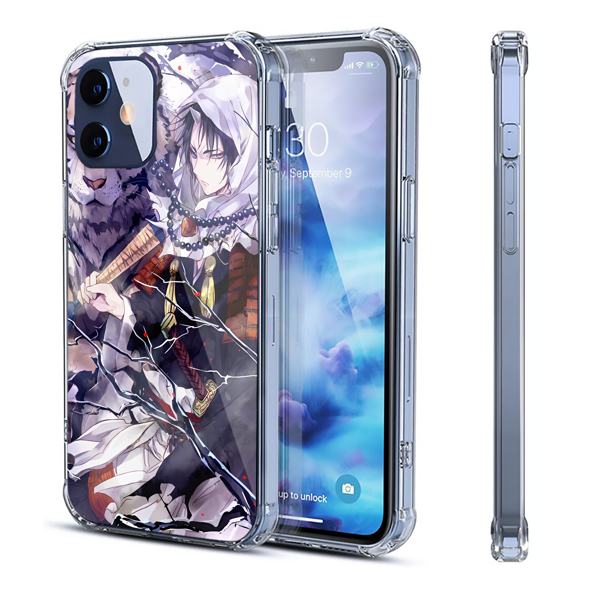 （画像用） 刀剣乱舞 Touken Ranbu 【iPhone 12シリーズ対応】透明スマホケース（クリアソフトケース）